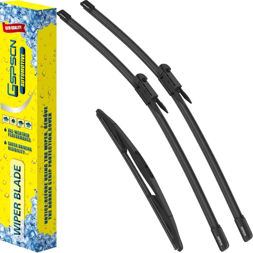 Miniatura 33 de GSPSCN 2 limpiaparabrisas de repuesto para Cooper R55, R56, R57, 2013, 2014, 2015, 19 + 18 pulgadas (juego de 2)