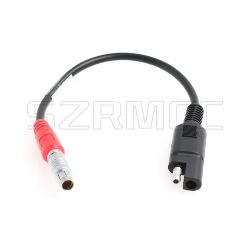 Miniatura 2 de SZRMCC A00302 Fischer - Cable de alimentación de 5 pines macho a SAE de 2 pines para Top-con GPS Hiper Series Legacy Series GA GB Plus GR-3 GR-5