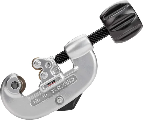 Miniatura 2 de RIDGID 32910 Modelo 10 cortador de tubería de alimentación de tornillo, cortador de tubo de 1/8 pulgadas a 1 pulgada