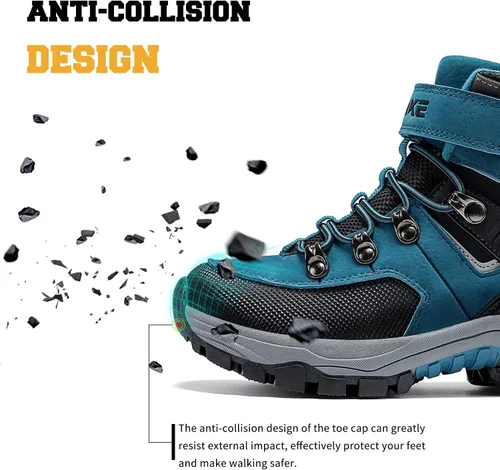 Miniatura 4 de Littleplum Boys Snow Boots Winter Waterproof Antiskid Boots Hiking Outdoor Shoes for Unisex Kids(Little KidBig Kid)