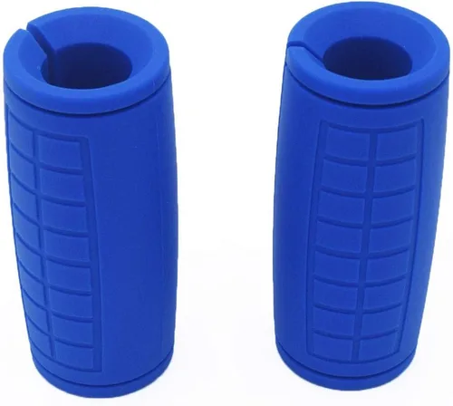 Miniatura 9 de qibylift Manijas de mancuernas de agarre grueso, goma de silicona gruesa, entrenador de fuerza para levantamiento de pesas, accesorios de cable, Rojo
