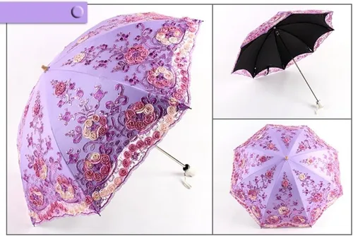 Miniatura 99 de Honeystore - Parasoles de encaje de flores para fiesta de boda, paraguas nupcial de encaje