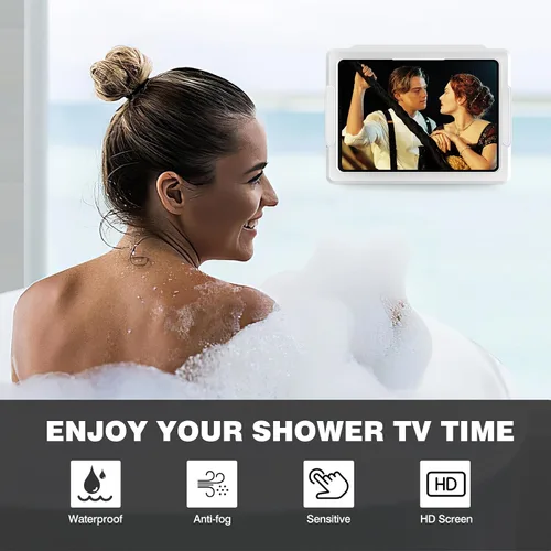 Miniatura 6 de MoKo Soporte para tablet de ducha, soporte elástico impermeable para iPad para todos los dispositivos de hasta 11 pulgadas, soporte de pared