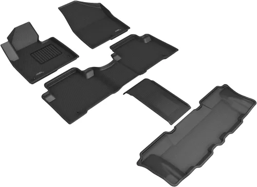 Miniatura 10 de 3D MAXpider L1HY02831509 - Alfombrillas para todo tipo de clima para Hyundai Santa FE de 6 y 7 plazas 2013-2018/Hyundai Santa FE XL 2019