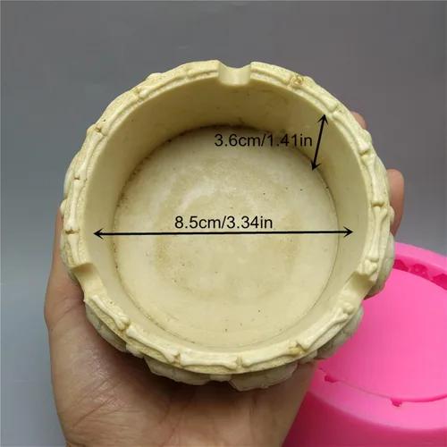 Miniatura 2 de Moldes de cemento para macetas, moldes de silicona para plantas, molde para portavelas, molde de resina epoxi, caja de almacenamiento de joyería