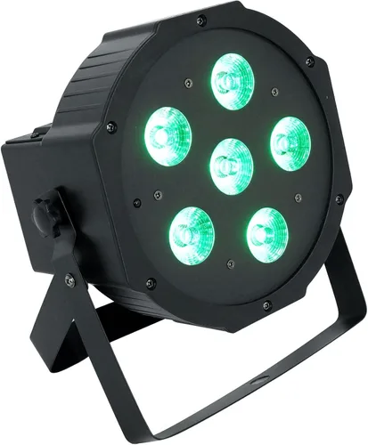 Miniatura 10 de Rockville Luz de lavado DMX recargable RGBWA+UV de batería PAR 61 de 36W, haz de 25 grados, baterías reemplazables, control remoto IR, activada por
