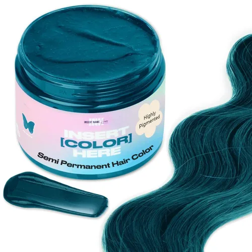 Miniatura 10 de INH Tinte semipermanente para el cabello, acondicionador de depósito de color, tinte rosa para el cabello, sin blanqueador, sin peróxido, tinte