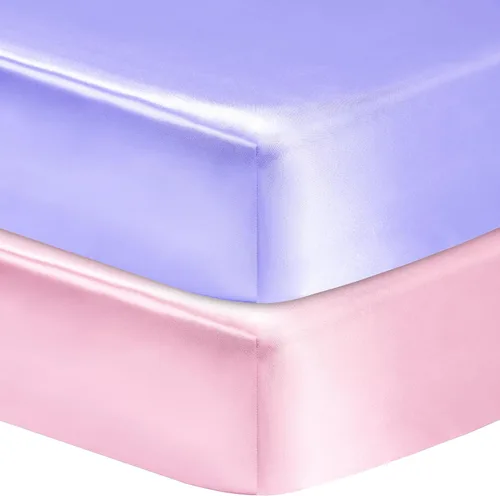 Miniatura 18 de GUNTAIL Sábanas de cuna de bebé para niños y niñas, paquete de 2 sábanas ajustables para cuna estándar y colchón de niño pequeño, sábana de Hoja