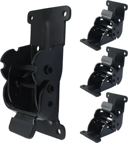 4 soportes autobloqueantes de 180 grados, bisagras plegables de soporte ajustable, almohadillas antideslizantes para patas de mesa, cama y escritorio