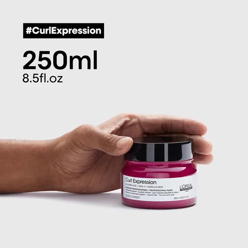 Miniatura 5 de L'Oréal Professionnel Paris Mascarilla Curl Expression - Hidrata y desenreda para tipos de cabello rizado y enrollado, añade brillo, sin parabenos