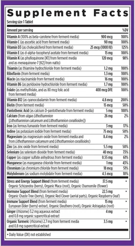 Miniatura 6 de New Chapter Every Woman's, One Daily Multi, Tabletas multivitamínicas, 306, 24 unidades, 1, 1