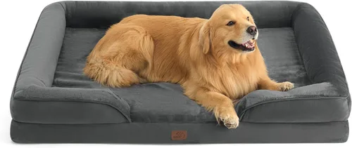 Miniatura 57 de Bedsure Cama ortopédica XL para perros extragrandes, cama lavable para perros y gatos, impermeable, cómodo sofá para perros con funda extraíble