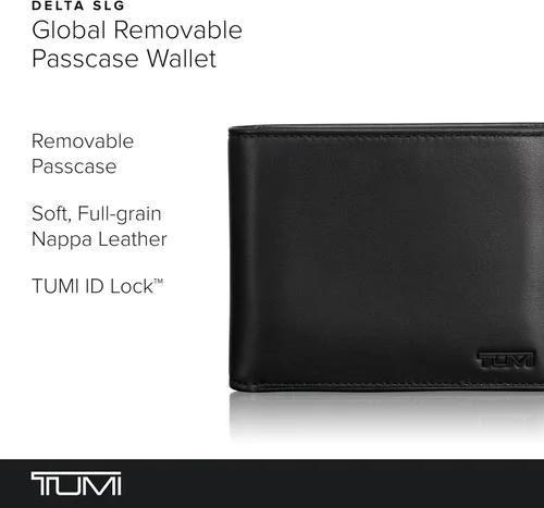 Miniatura 2 de TUMI - Delta Global Cartera extraíble con cerradura de identificación RFID para hombres - Negro, Negro