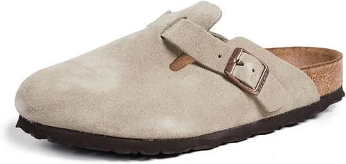 Miniatura 13 de Birkenstock Zuecos de gamuza Boston para mujer