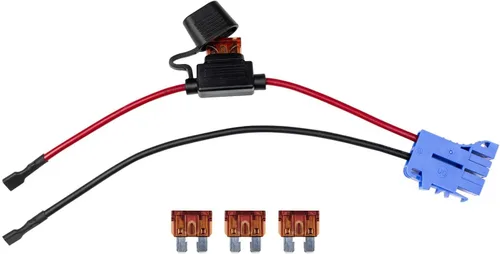 Miniatura 6 de SefePoder Conector de arnés de cable de repuesto compatible con batería de Power Wheels de 12 voltios, cable de 12AWG con fusible, baterías de litio
