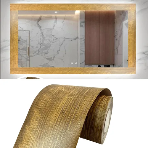 Miniatura 9 de Teemall Adhesivo autoadhesivo de PVC impermeable con grano de madera de 32.8 ft, decoración de pared, azulejos de cocina, baño, papel tapiz adhesivo
