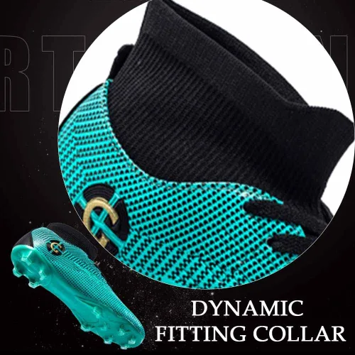 Miniatura 4 de HESBITEUL Zapatos de fútbol para hombre, atléticos, para interiores y exteriores, cómodos, para niños, fútbol americano, zapatos deportivos de alto