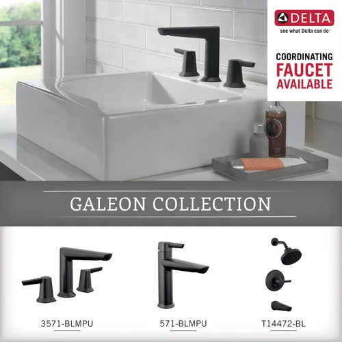 Miniatura 6 de Delta Galeon - Toallero de 24 pulgadas para baño, color negro mate, toallero de pared para baño, toallero de pared para montaje en pared, 77224-BL