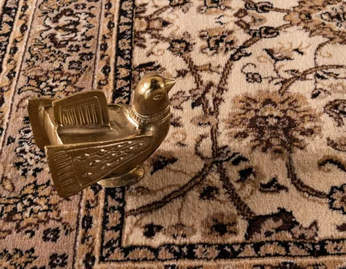 Miniatura 459 de Unique Loom Colección Sialk Hill - Alfombra de área Washington (3 pies 3 pulgadas x 5 pies 3 pulgadas, rectángulo, burdeos/crema)