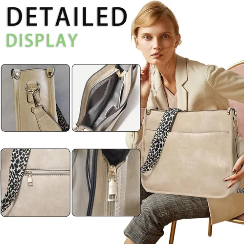 Miniatura 3 de Crossbody Bags for Women Vegan Leather Hobo Purses Shoulder Handbags for with Wide Adjustable Strap Wallet