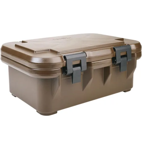 Cambro Transportador de bandejas de alimentos aislado - Caja profunda de 15 cm y calentador de alimentos para catering y transporte - Carga superior