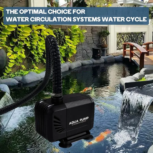 Miniatura 8 de Bomba de agua sumergible de 900 GPH de 45 W y tubo de 10 pies para caja de cascada de vertedero POND BOSS de 8 pulgadas de ancho