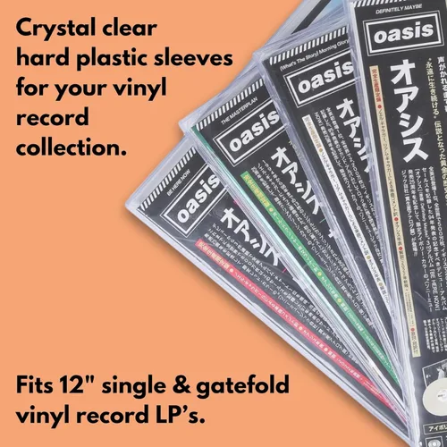 Miniatura 2 de Toploader para discos de vinilo de 12 pulgadas, protector de fundas de disco de vinilo duro, 0.276 in de grosor, funda de almacenamiento duro