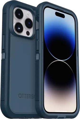 Miniatura 3 de OtterBox Funda para iPhone 14 Pro Max (solamente) Defender Series XT, cristal negro, sin pantalla, resistente, se ajusta a MagSafe, accesorio