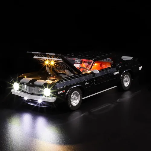 Lightailing Luz para Lego-10304 Camaro-Z28 - Kit de iluminación LED compatible con el modelo de bloques de construcción Lego - NO incluido el juego