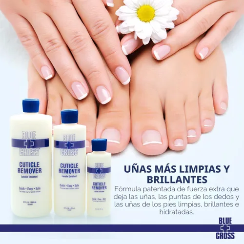 Miniatura 3 de Quitacutículas y Suavizante Líquido para Uñas – Cuidado Profesional de Uñas Blue Cross con Lanolina, Tratamiento Hidratante para Cutículas Secas