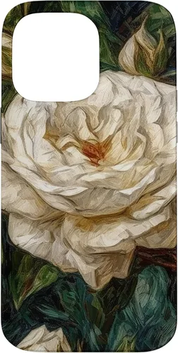 Miniatura 20 de Funda para iPhone 13 Van Gogh Art White Flower White Roses