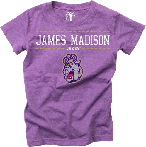Miniatura 14 de Wes and Willy NCAA - Camiseta mezclada S/S para niñas púrpura (washington huskies purple)