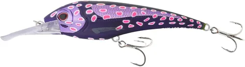 Miniatura 38 de Nomad Design DTX Minnow con sistema patentado Autotune - Acción de natación de pez cebo envejecido, BKK Diablo Caballa Rosa Caliente