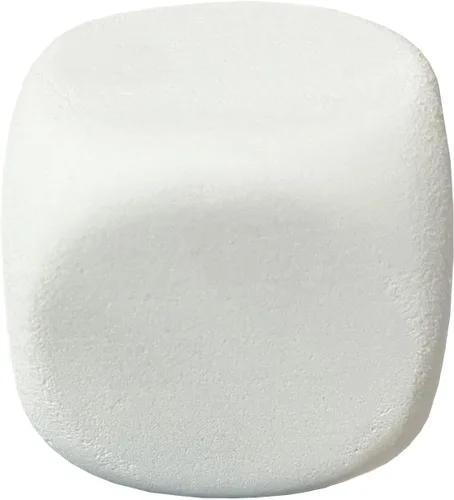 Miniatura 7 de Dados de espuma EVA blanca de 2.5 pulgadas para grafiti infantil, bloques de construcción, pintura creativa, suministros de fiesta, 12