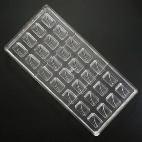 Miniatura 3 de Molde de policarbonato para chocolate, molde de caramelo DIY, molde de plástico duro transparente para hornear, herramientas de pastelería