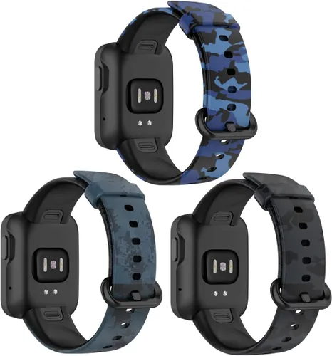 Miniatura 19 de Senter Correa de reloj de silicona suave Correa de repuesto para Xiaomi Mi Watch Lite y Redmi Watch Lite Smart Watch 2 piezas-C