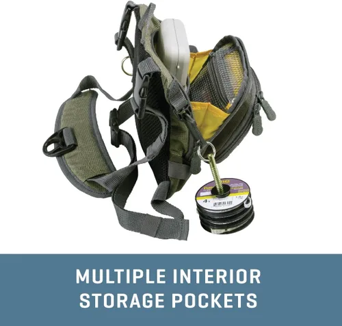 Miniatura 5 de Allen Company Bear Creek Micro Fly Fishing Chest Pack Verde oliva