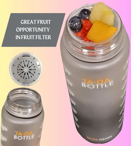 Miniatura 6 de TA-DA Botella motivacional con enfriador de latas. 32 onzas te dice cuánto debes y bebiste Con enfriador de latas es más cálido, más frío y cómodo