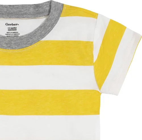 Miniatura 5 de Gerber Paquete de 3 camisetas de manga corta con bolsillo para niños pequeños