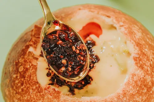Miniatura 6 de Salsa de chile vietnamita hecha a mano, sabor regular, auténtica pasta de chile de ajo y crujiente, perfectamente equilibrada con especias, dulzura