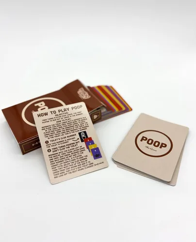 Miniatura 5 de Breaking Games Poop The Game - Juego de cartas divertido y familiar para niños de 6 años en adelante, perfecto para noches de juegos y fiestas, 2 a