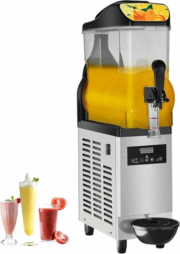 Máquina de batidos, máquina comercial de batidos, máquina de bebidas congeladas de acero inoxidable, para reuniones familiares, restaurantes, cafés