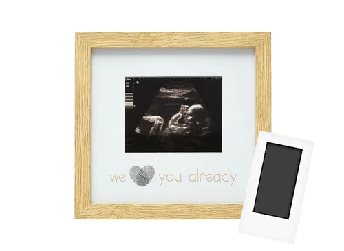 Miniatura 17 de Reece Studio Kit de arcilla para imprimir huellas de bebé en lata, creadores de huellas de mano o pie de recién nacido, caja de recuerdos para bebé