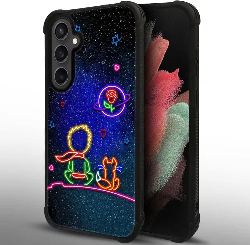 Miniatura 616 de CARLOCA Funda compatible con Samsung Galaxy S22 Ultra, diseño gráfico de Star Howling Wolfs Samsung Galaxy S22 Ultra, diseño gráfico, a prueba