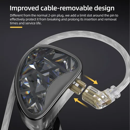 Miniatura 6 de KZ AS24 - Auriculares con monitor intrauditivo con controladores 24BA, auriculares IEM de alto rendimiento con 8 interruptores de sintonización