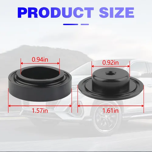 Miniatura 2 de BELOMI Tapón para limpiaparabrisas del coche, tapa de goma de bloqueo del limpiaparabrisas trasero, kit de cubierta de eliminación