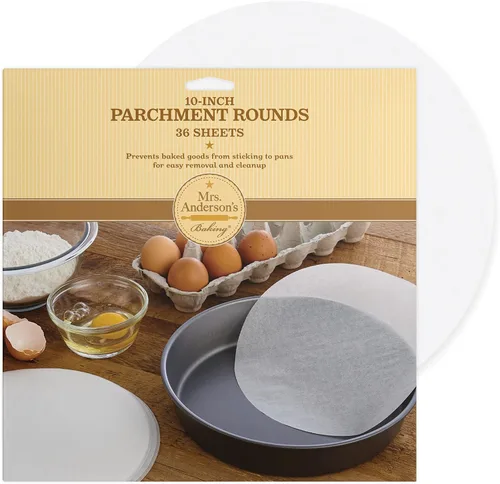 Miniatura 15 de Mrs. Anderson's Baking Rondas de pastel de pergamino antiadherentes, 8 pulgadas, 36 hojas