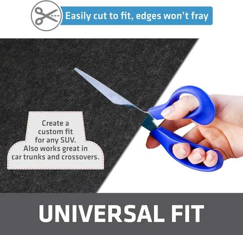 Miniatura 4 de Drymate Tapete de carga (58 x 72 pulgadas), funda de asiento/maletero, absorbente, impermeable, lavable a máquina, protege el interior del vehículo