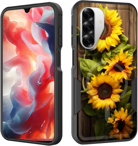 Miniatura 52 de Funda magnética para Galaxy A16 5G, [compatible con MagSafe] [protección contra caídas de grado militar] Funda resistente a prueba de golpes