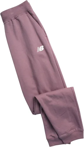 Miniatura 19 de New Balance Pantalones deportivos para niña, forro polar de mezcla de algodón suave con cordón y bolsillos (tallas 8-16)